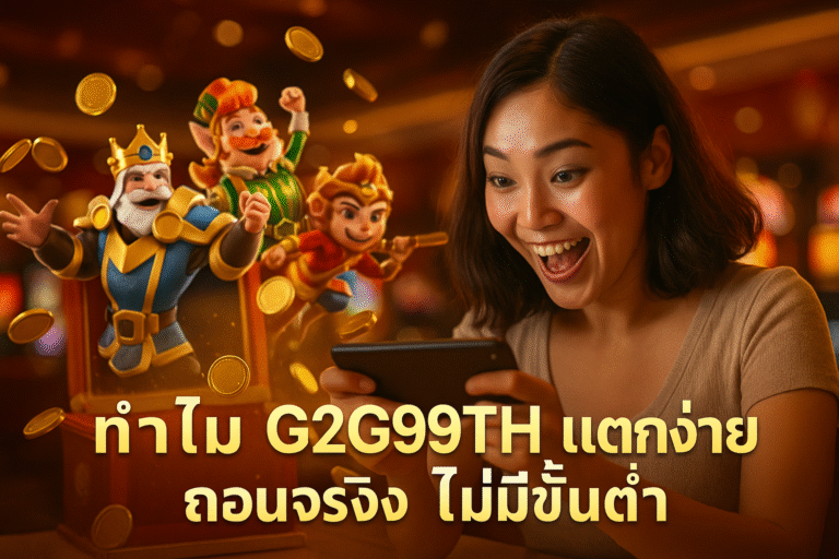 ทำไม G2G99TH แตกง่าย ถอนจริง ไม่มีขั้นต่ำ