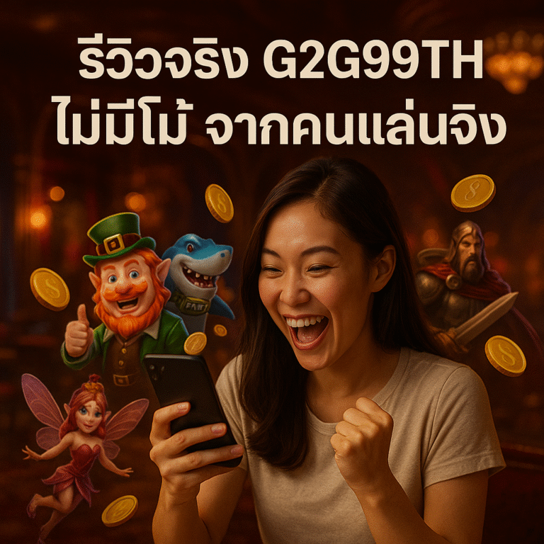 รีวิวจริง G2G99TH ไม่มีโม้ จากคนเล่นจริง