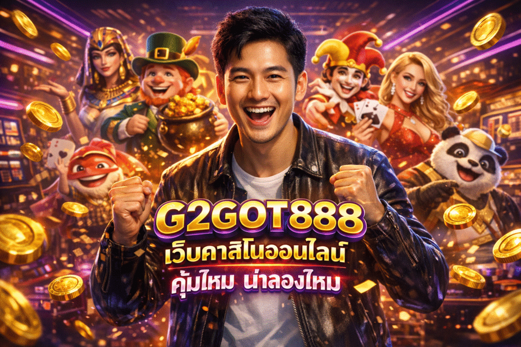 G2GOT888 เว็บคาสิโนออนไลน์ คุ้มไหม น่าลองไหม
