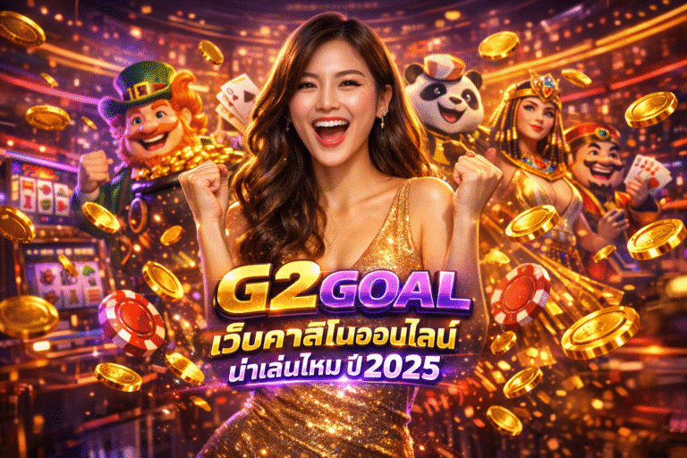 G2GOAL เว็บคาสิโนออนไลน์ น่าเล่นไหม ปี 2025